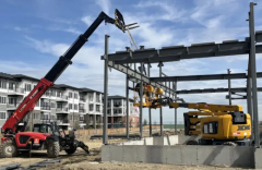 XCMG telescopic arm forklift transforms into a construction a